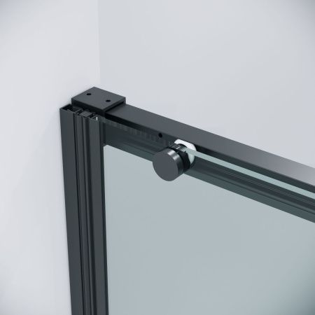 Душевая дверь Grossman Galaxy 100.K33.01.120.21.00 120х195 стекло прозрачное профиль черный