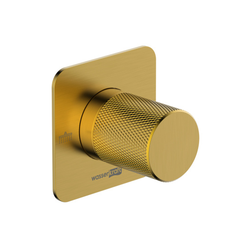 Переключатель на 2 выхода WasserKRAFT Schunter 8200 A306 встраиваемый золото - фото 2