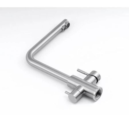 Смеситель для кухни Knotlor STREAMLINE SS-08 на мойку нержавеющая сталь