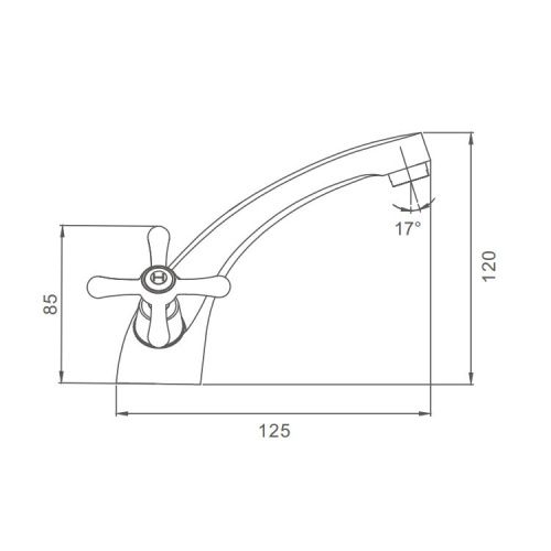 Смеситель ProHanss P10.10 на раковину хром - фото 3