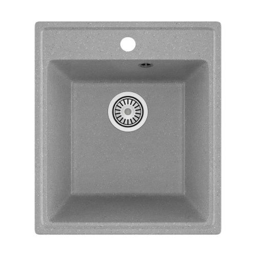 Кухонная мойка Maretti Kitchen 425 KT425-GR 43х49 цвет серый поверхность матовая - фото 2