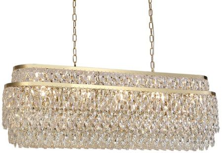 Люстра подвесная Newport 8530 8530/120 C oval gold polished