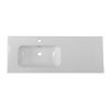 Раковина керамическая BelBagno BB1200ETL-L 120х50 накладная цвет белый 1 отверстие под смеситель