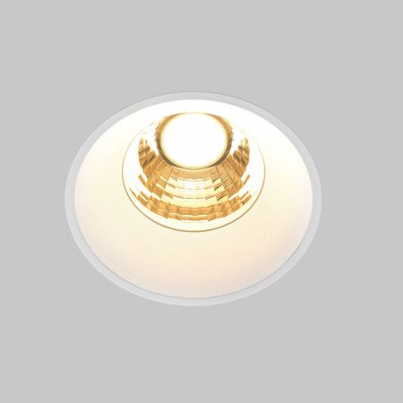 Светильник встраиваемый Maytoni Technical Round DL058-7W2.7K-TRS-W