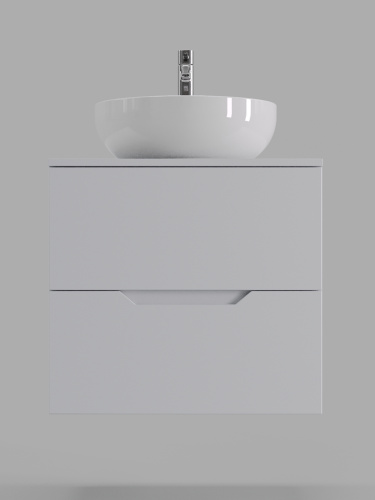 Тумба с раковиной Orange Line Li-60TuwMDF+B07-420W 60,5х46х69 - фото 3