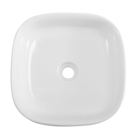 Раковина керамическая Cezares CZR-6583 40х40 накладная цвет белый без отверстий под смеситель