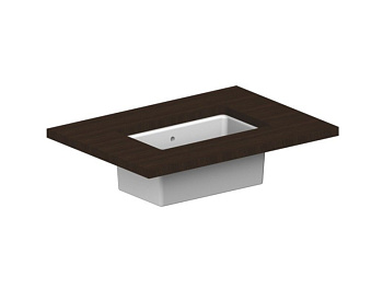 Раковина из санфаянса Scarabeo Gaia-Tech-Miky 8091 57х31 встраиваемая цвет белый