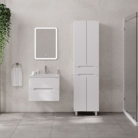 Шкаф-пенал Onika Айленд 405003 50х190 напольный цвет белый