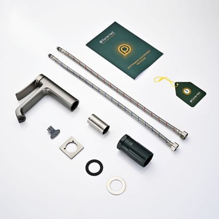 Смеситель Splenka S31 S31.10.09 на раковину серый