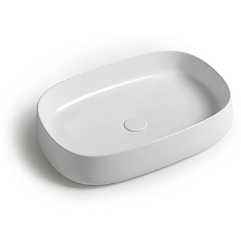 Раковина керамическая White Ceramic Jumper W0707SET01/Jumper 60х40 накладная цвет белый глянцевый