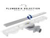 Душевой лоток Plumberia Selection PSM MODULAR PSM90MT 90х5 нержавеющая сталь