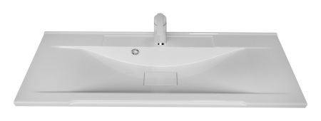 Раковина мебельная из искусственного камня Marko Комфорт 100 5004100 100х50 накладная цвет белый