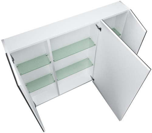 Зеркало-шкаф 1MarKa Соната У29558 90х14х80 подвесной цвет белый - фото 2 Зеркало-шкаф 1MarKa Соната У29558 90х14х80 подвесной цвет белый - фото 2