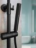 Душевая стойка AltroBagno Unione AltroBagnoUnione030209MB настенная цвет черный