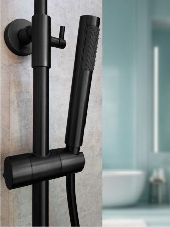 Душевая стойка AltroBagno Unione AltroBagnoUnione030209MB настенная цвет черный