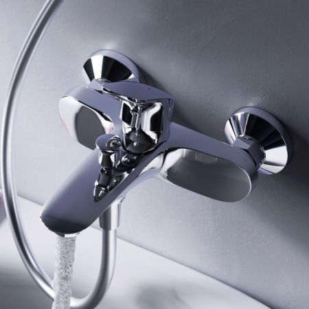 Смеситель для ванны и душа Am.Pm Like F8010016 настенный хром
