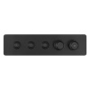 Смеситель для душа Gessi Hi-Fi Eclectic 65224#299 встраиваемый в стену черный с термостатом