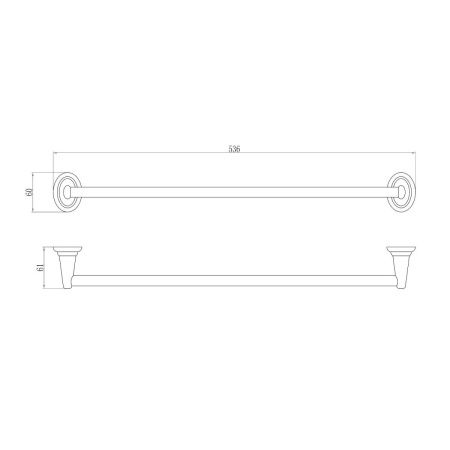 Полотенцедержатель Savol S-003124