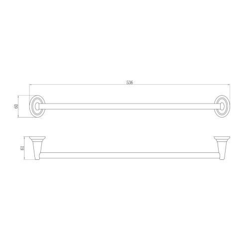 Полотенцедержатель Savol S-003124 - фото 3