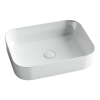 Раковина из сантехнического фарфора Ceramica Nova ELEMENT CN6011 50х40 накладная цвет белый без отверстий под смеситель