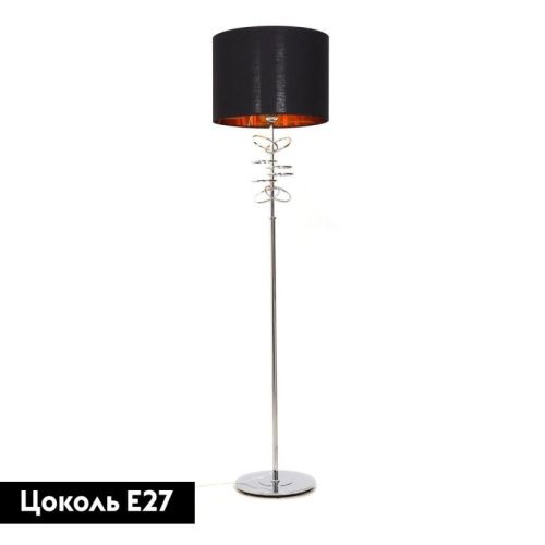 Торшер Lumina Deco Milari (Милари) LDF 5530 CHR+BK - фото 2
