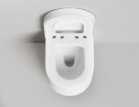 Унитаз подвесной Salini GEMELLI 240121KSM белый с сиденьем микролифт безободковый смыв торнадо