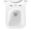 Унитаз подвесной Lavinia Boho One 3302004R белый с сиденьем микролифт безободковый каскадный смыв