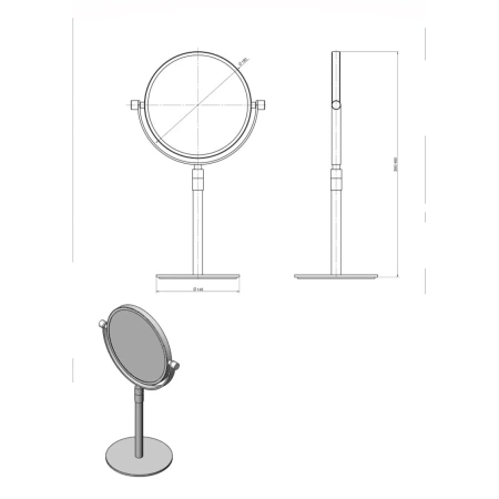 Зеркало косметическое Langberger Accessories 70985