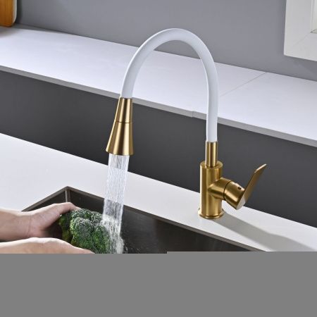 Смеситель для кухни Splenka S05 S05.43.03 на мойку золото