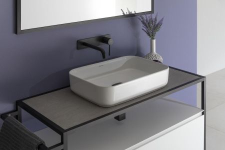 Смеситель для раковины Allen Brau Glority 5.51004-31 встраиваемый в стену черный
