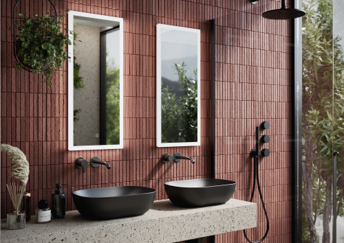 Зеркало Sancos Polo PL35 35х80 настенное - фото 5