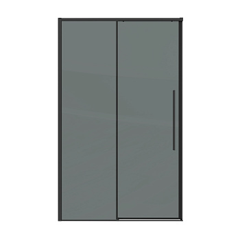 Душевая дверь Grossman Galaxy 100.K33.01.140.21.10 140х195 стекло тонированное профиль черный матовый