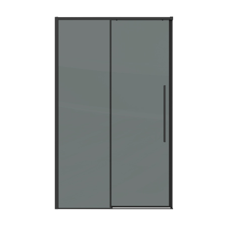 Душевая дверь Grossman Galaxy 100.K33.01.100.21.10 100х195 стекло тонированное профиль черный матовый