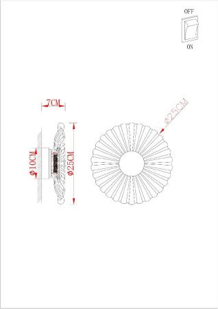 Светильник настенный Arte Lamp Cherish (Цхерисх) A2097AP-12GO