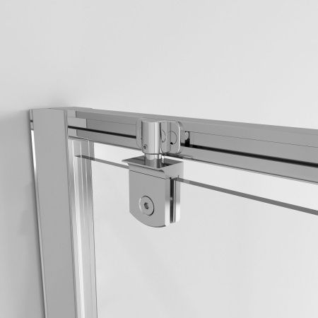 Душевой уголок Niagara Nova NG-66-11A-A80-34 110х80 стекло прозрачное профиль хром без поддона