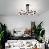 Люстра потолочная Ideal lux Triumph (Триумпх) TRIUMPH PL8 NERO 242378