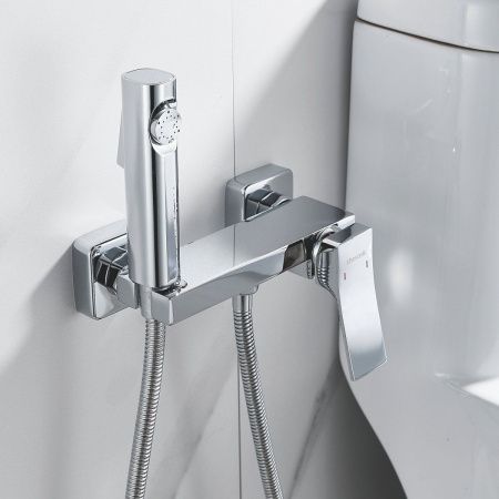 Гигиенический душ со смесителем Shevanik S4005-1 хром