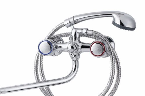 Cмеситель для ванны и душа TSARSBERG TSB-111-34 настенный хром - фото 2