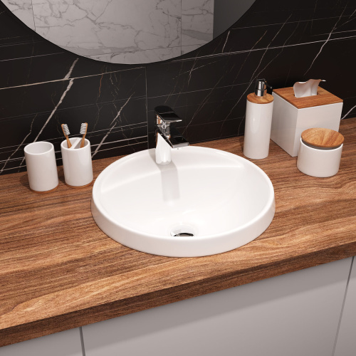 Мебельная раковина Sanita Luxe ART43SLWB01I 43х43х15 - фото 5