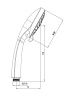Душевая лейка LeMark LM0125C цвет хром