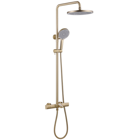 Душевая стойка ABBER AF8516GL настенная цвет золото матовое