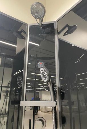 Душевая кабина Timo Premium ILMA902RB-roof-902R-T-STILMA-T-CH/C 120х80 асимметричная без крыши ориентация правая