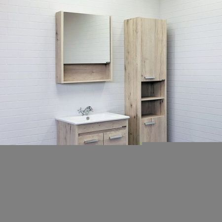 Шкаф-пенал Comforty Марио 00-00005976CF 40х190 напольный цвет белый/бежевый
