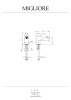 Смеситель Migliore LEM 25872 на биде хром