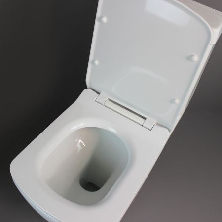 Унитаз напольный с бачком Creo Сeramique TOURS COMBO-TO1003 белый с сиденьем с микролифт душевой смыв