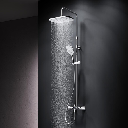 Душевая стойка Am.Pm Func F078F500 настенная цвет хром с термостатом