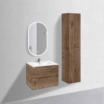 Тумба под раковину Vincea Mia VMC-2MC700VO 71х50х46 подвесная цвет коричневый