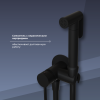 Гигиенический душ со смесителем RGW Shower Panels (Шоувер панелс) 581408211-04 черный