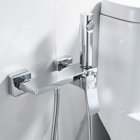 Гигиенический душ со смесителем Shevanik S6105-1 хром
