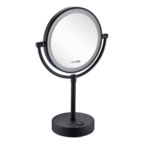 Зеркало косметическое WasserKRAFT 1005BLACK - фото 3
